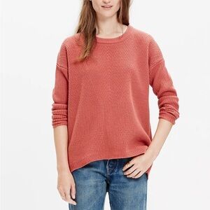 Madewell Moderne Salmon Merino Wool Sweater